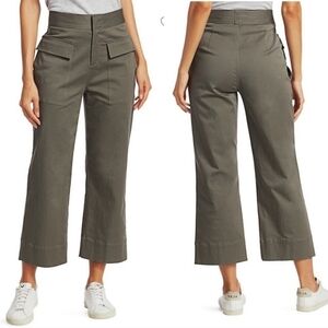 ATM Brushed Twill Crop Wide Leg Pants Crop Size 10